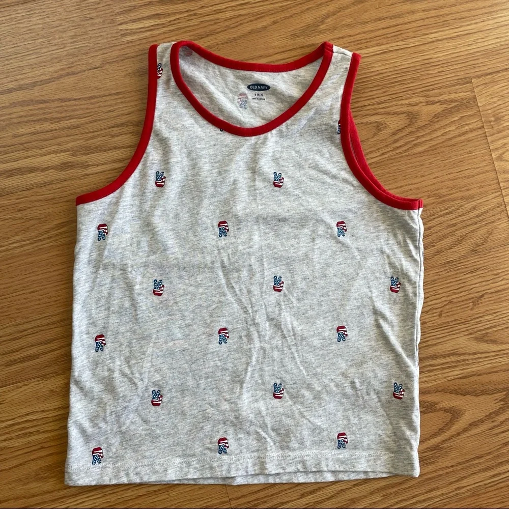 🟢3/$15 🆕 OLD NAVY 🇺🇸 ✌🏻 Patriotic Tank